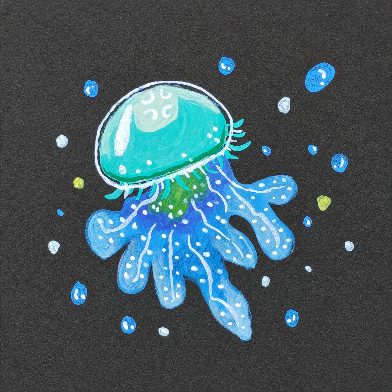 一只小水母